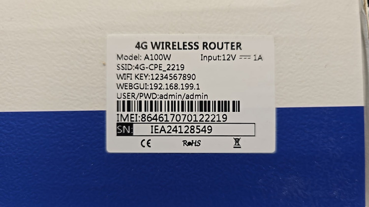 مودم روتر 4G LTE CPE مدل A100W چهار انتنه