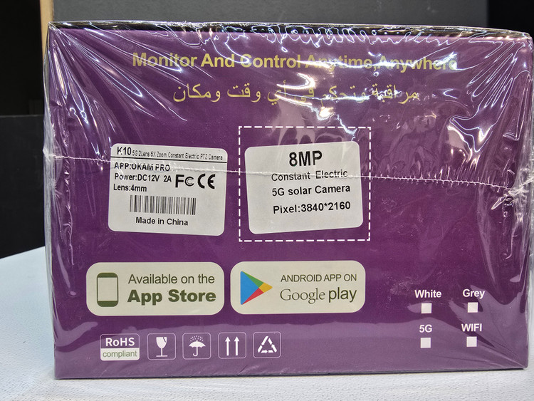 دوربین سیمکارتی دو لنز چرخشی مدل k10 برند اکم پرو